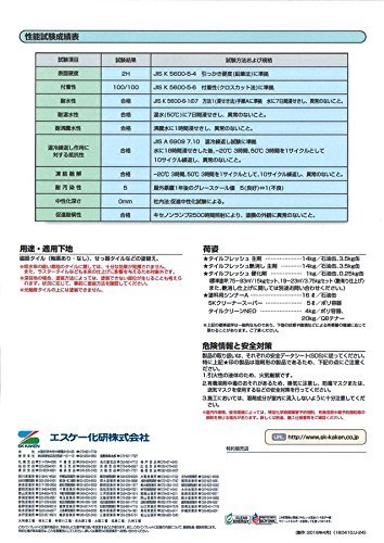 Amazon.co.jp: タイルフレッシュ 艶消し 15kgセット エスケー化研 磁器